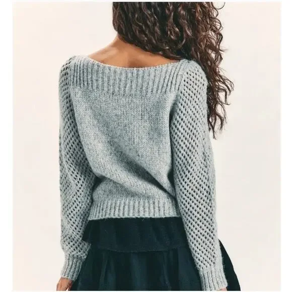 LoveShackFancy Rosie Pullover, Size M - Picture 2 of 11